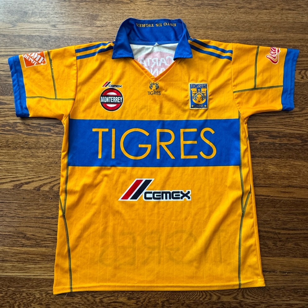 Tigres UANL 2017 2018 Home Football Shirt Soccer Jersey Adidas Mexico League